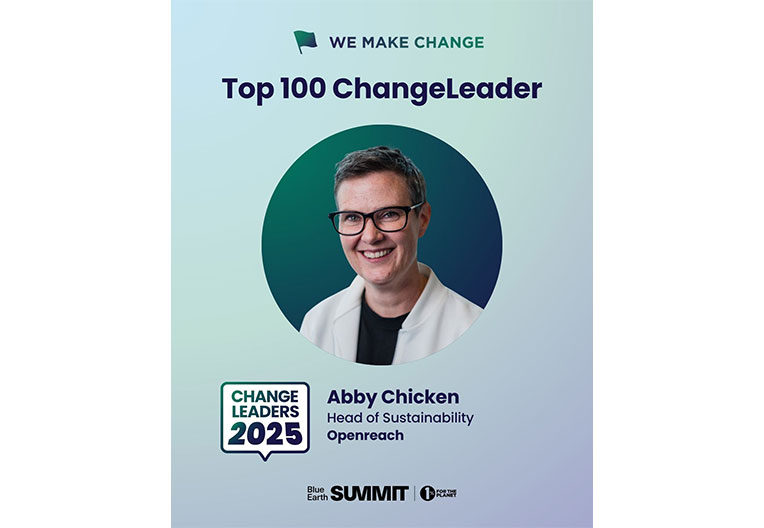Top 100 Change Leaders 2025 by We Make Change and Blue Earth Summit