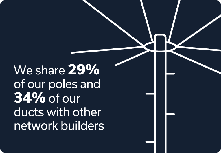 Openreach pole infographic with text