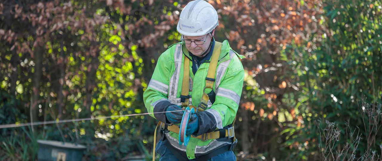 Openreach drone installation greenfield
