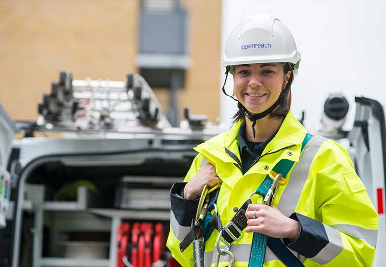 Image of an engineer who's ex-military