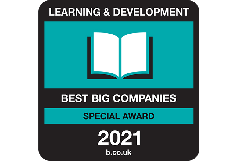 Best Big Companies Learning and Development Special Award logo Openreach wins Special Award for Learning and Development logo