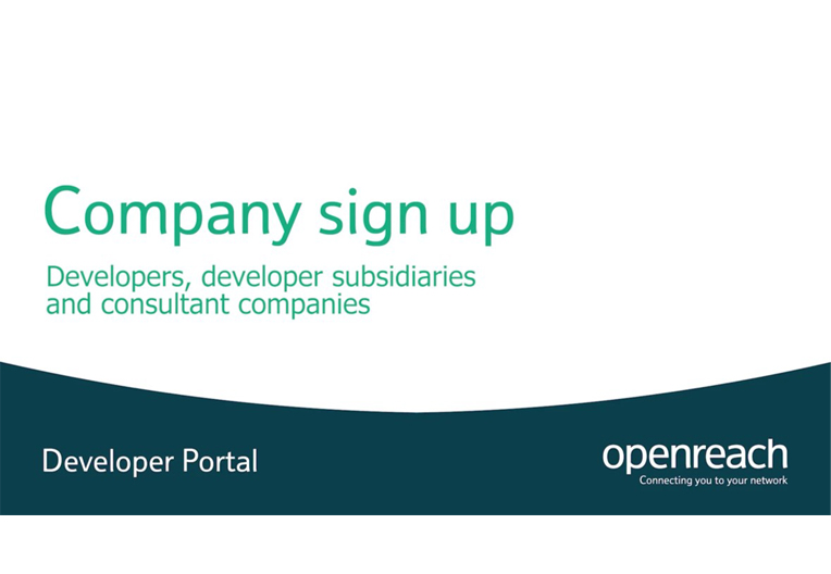 How to register a company on the Developer Portal video