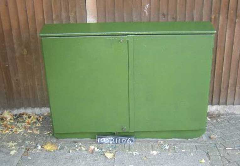 Openreach aluminium cabinet Openreach aluminium cabinet