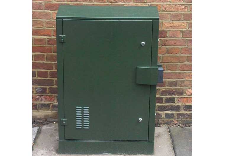 Openreach DSLAM 2 type cabinet Openreach Cabinet type Steel DSLAM 1