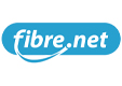 Fibrenet's logo and website link