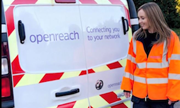 Casey, Openreach trainee engineer video