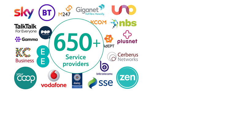 Service provider logos