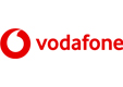 Vodafone's logo and website link