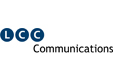 LCC Communications logo and website link