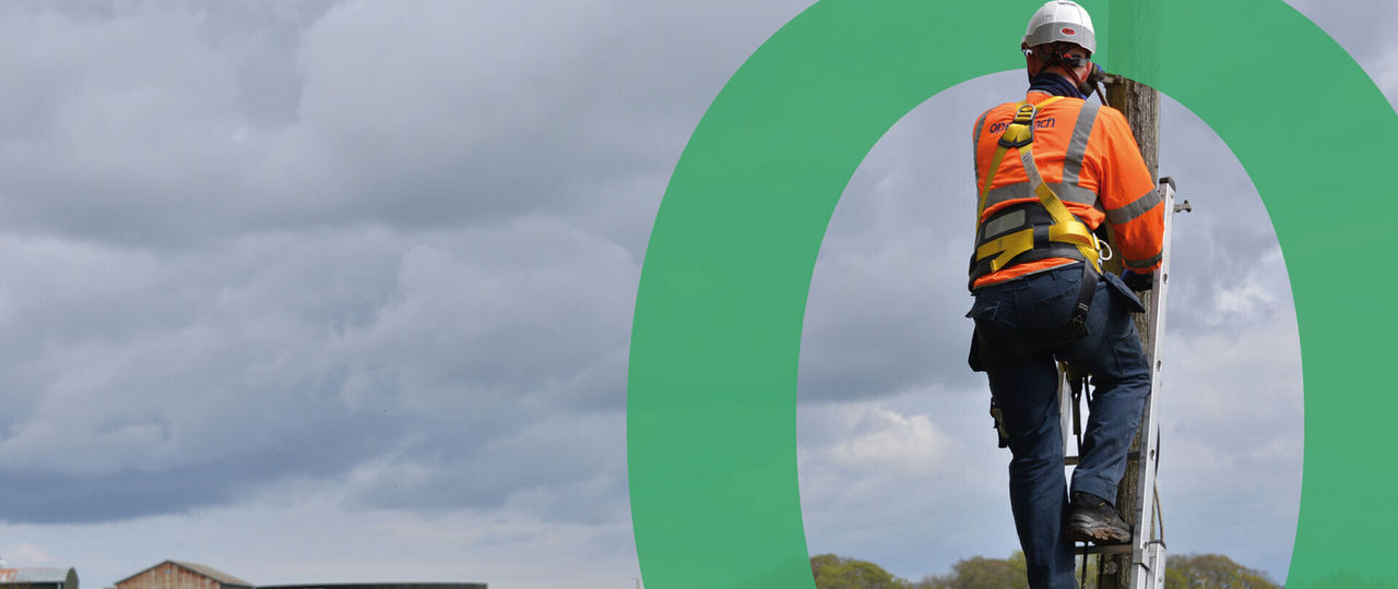 Openreach equipment including street cabinet and network infrastructure