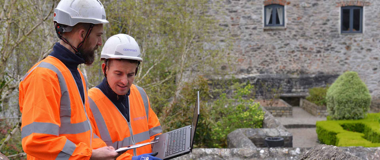 Openreach engineers planning