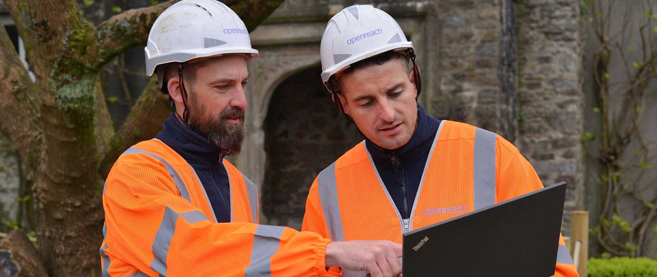 Openreach engineers planning