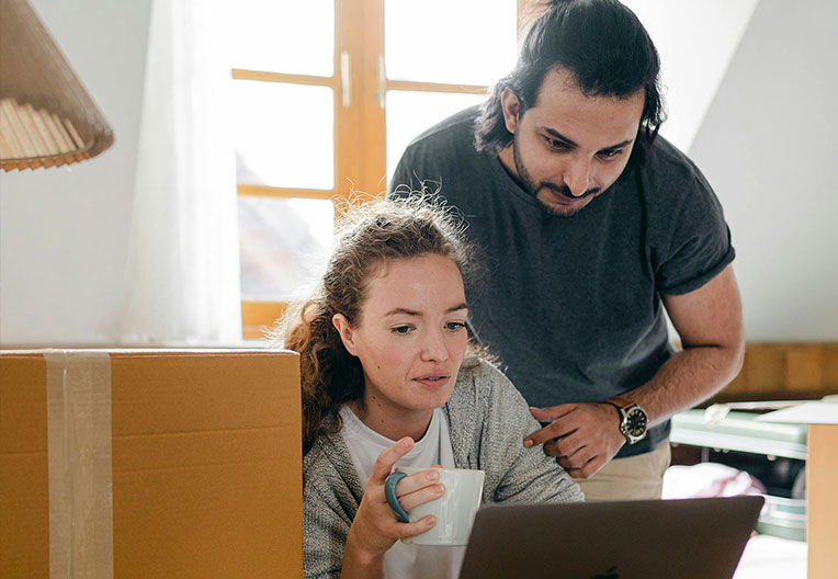 Couple moved to new home