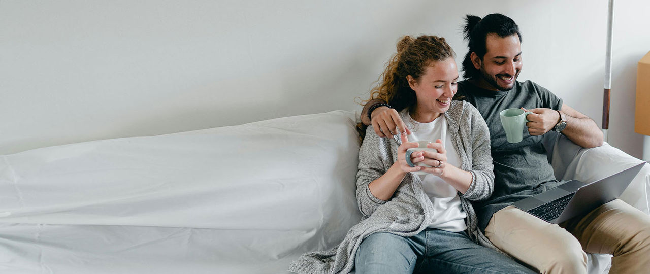 Couple moved to new home