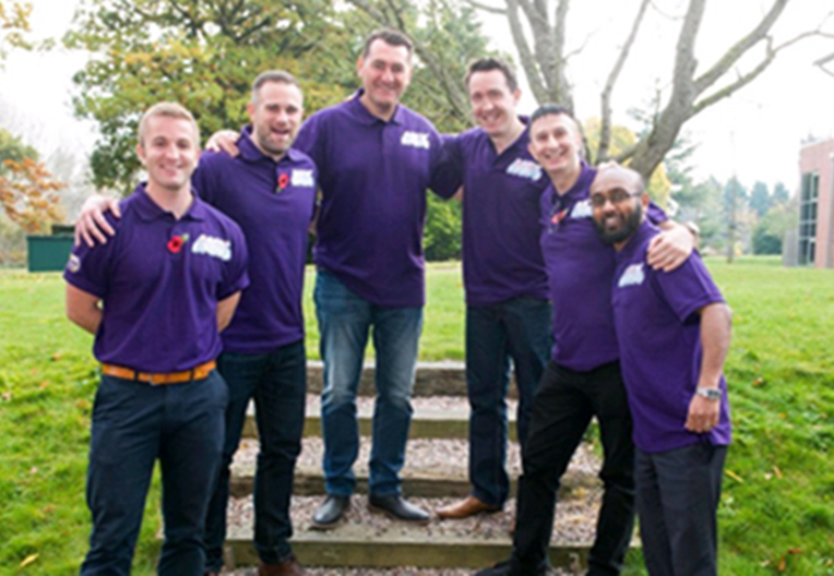 Image of the engineering team that inspired Hannah to become an engineer