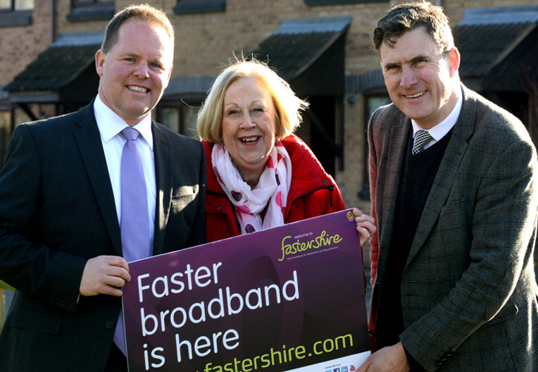 Image of Councillor David Harlow with local residents