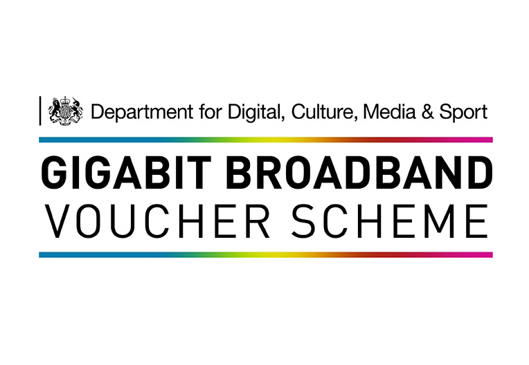 Logo for gigabit broadband voucher scheme