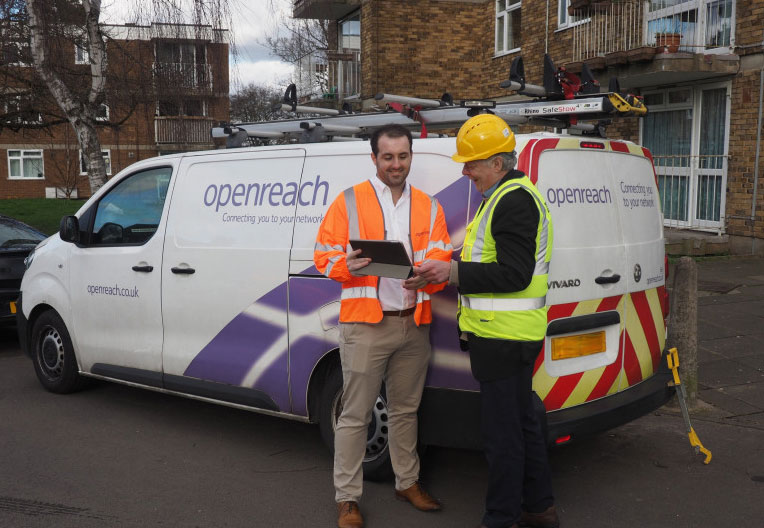 Openreach installing Full Fibre broadband in Yorkshire