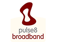 Pulse8 broadband logo
